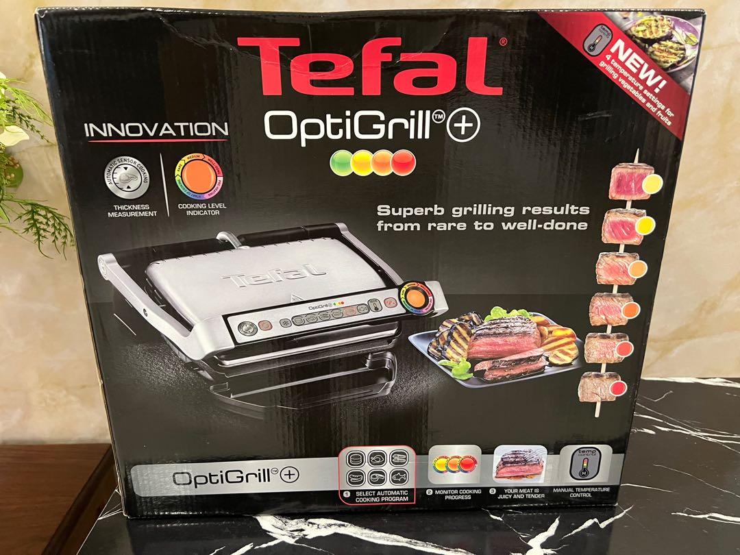 Attent films pond Tefal OptiGrill + (Brand new in box), TV & Home Appliances, Kitchen  Appliances, BBQ, Grills & Hotpots on Carousell