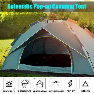 Tent 4-5 Persons Pop up Waterproof Automatic Tent Outdoor Foldable Dome Camping Tents
