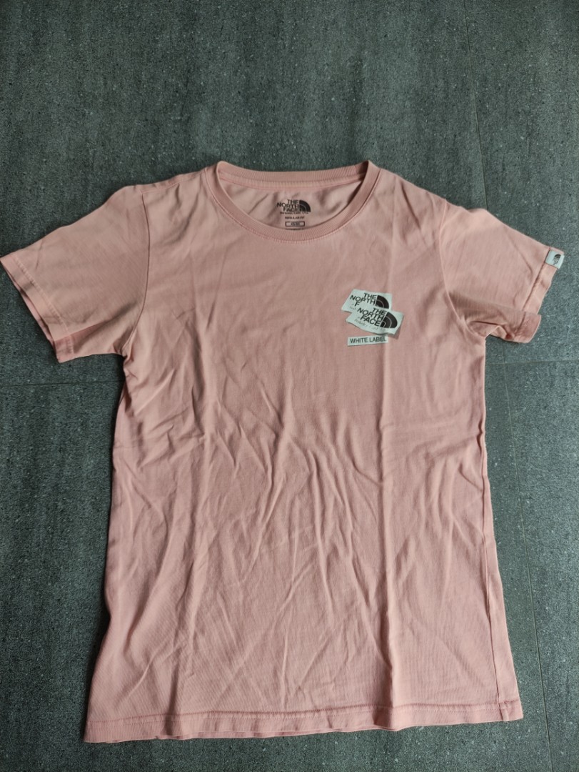 the north face white label t shirt kaos wanita kondisi 2nd thrift