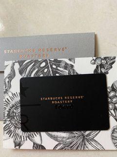 Tokyo Starbucks Reserve Black Card
