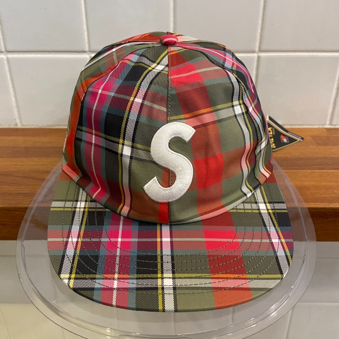 UNIQUE｜全新現貨 SUPREME GORE-TEX S LOGO 6 PANEL CAP 格紋 帽子