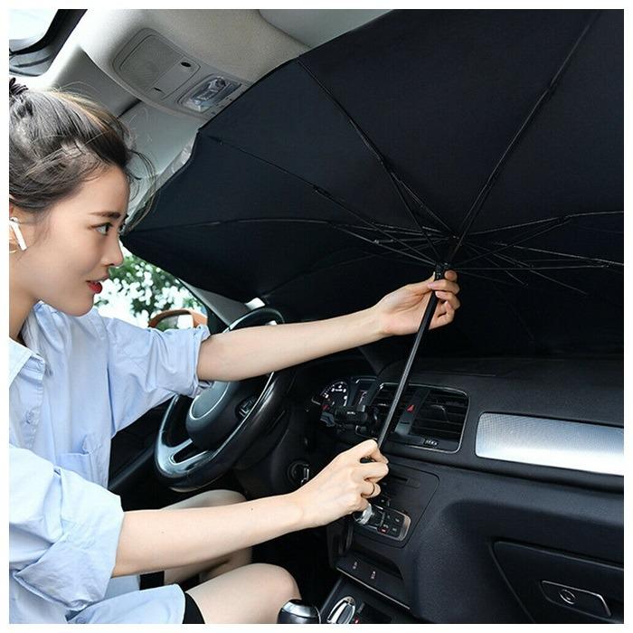 Universal Car Windshield Sun Shade Cover Sunshade Front Window Mount Umbrella  Car Windshield Parasol UV, Auto Accessories on Carousell