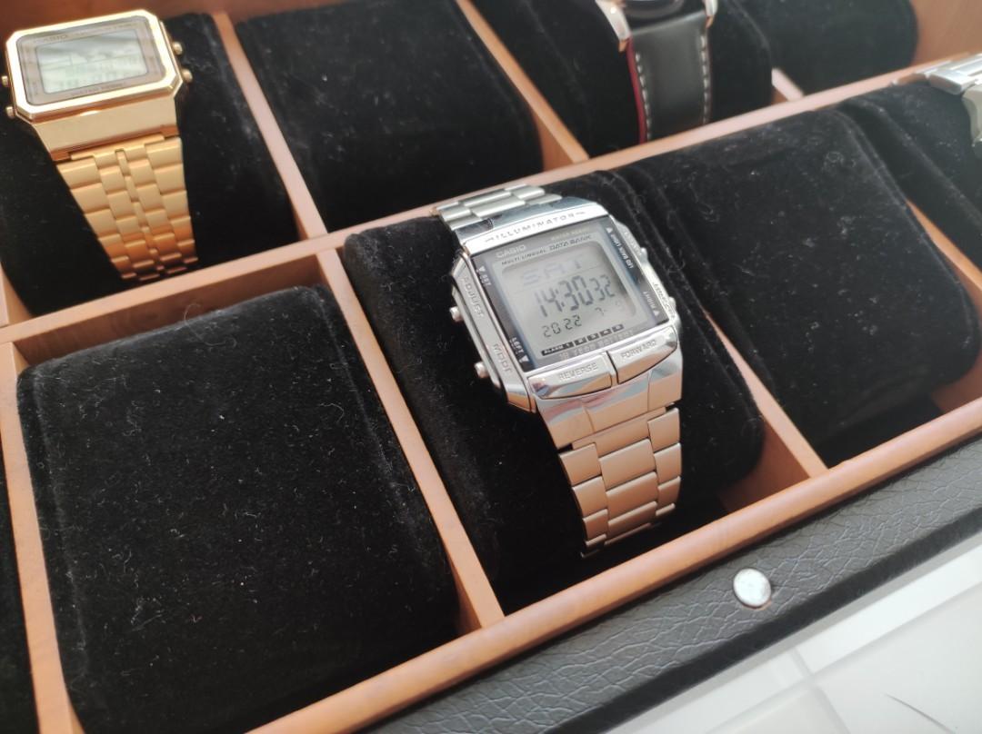 URBURN 10 WATCH COMPARTMENTS WITH HINGED GLASS LID, Men's Fashion