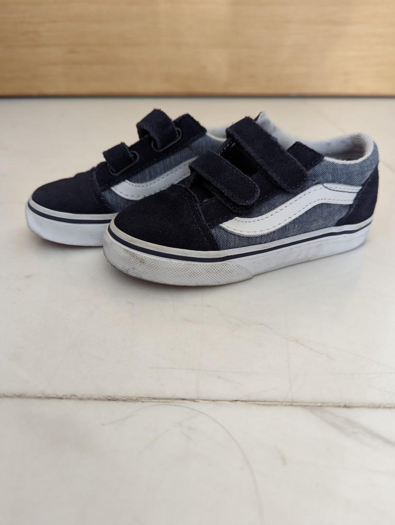 Vans Old Skool V Shoes Size 8T US colorway for Children Kids Toddlers Boys Girls