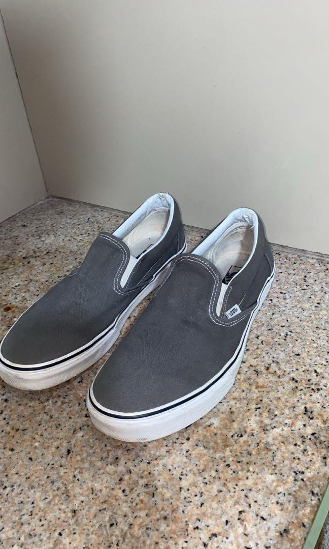 Gray vans slip on outlet