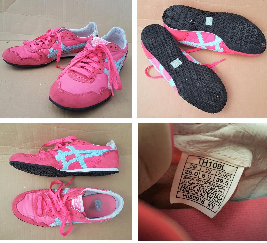 Versatile Onitsuka Tiger Sneakers Japan Designer Running Shoes Serrano model TH109L Original Footwear Size US 6.5 Euro 39.5 Limited Edition