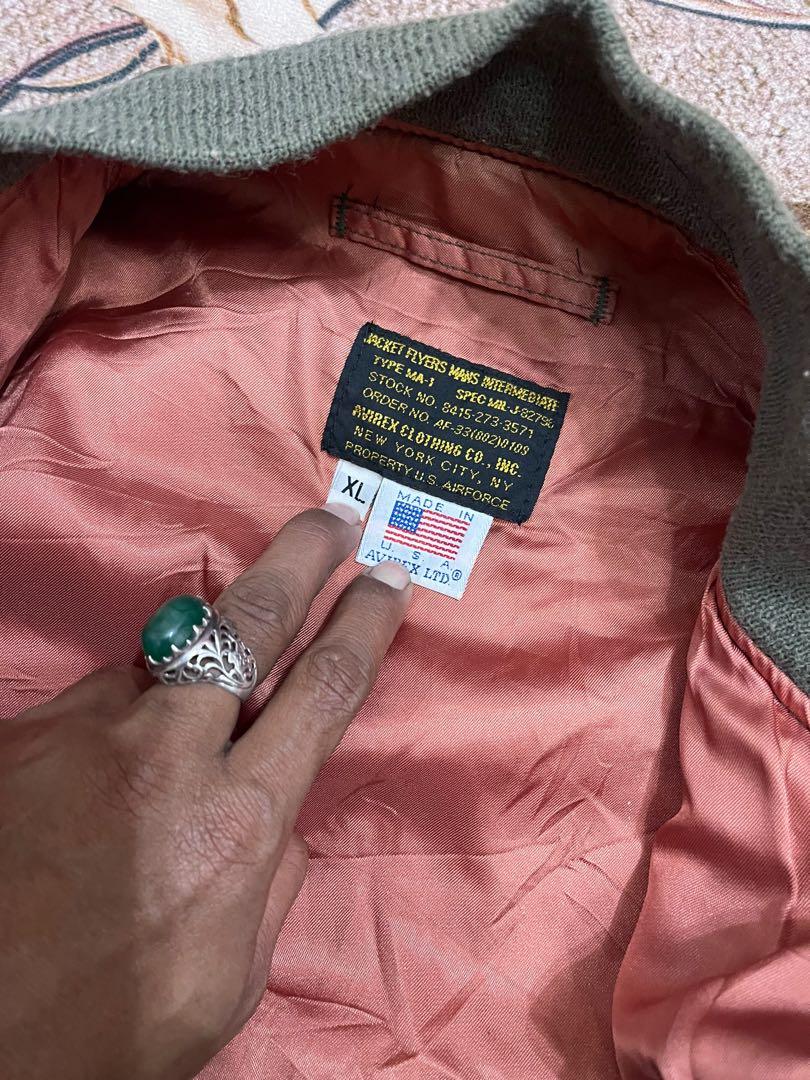 Vintage Avirex Made in Usa Bomber Jacket, Men's Fashion, Coats, Jackets