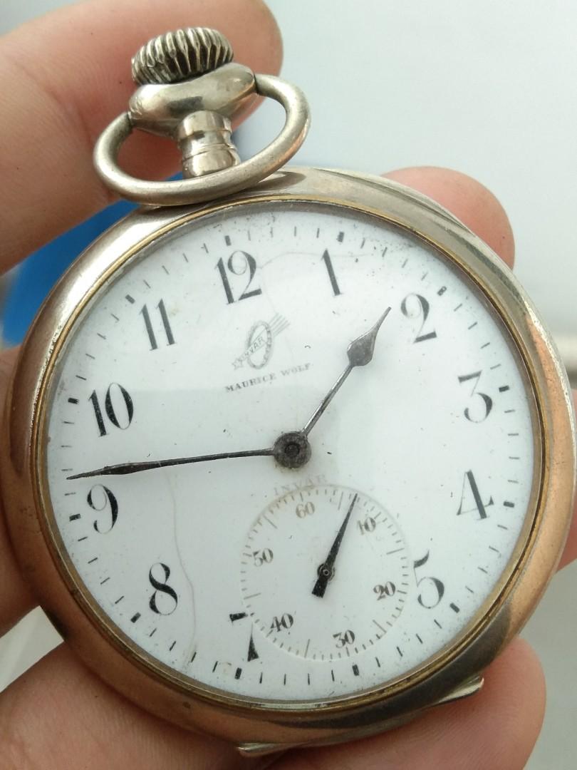 Vintage Invar Swiss made pocket watch Hobbies Toys