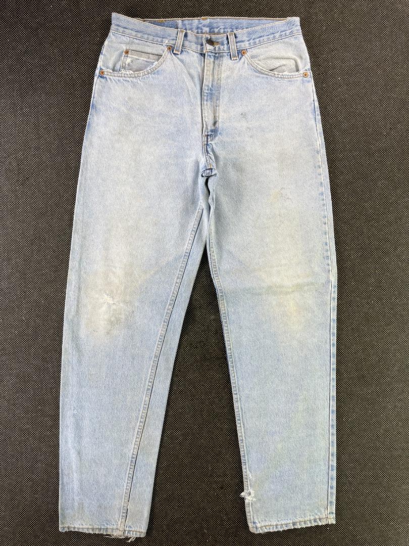 Vintage Levi Strauss & Co 506 Denim Jeans Pants 32 X 30 Orange Tab