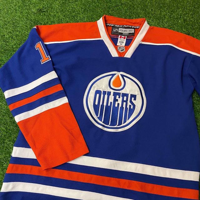 Vintage Jordan Eberle Edmonton Oilers #14 Jersey-Size 48-Reebok