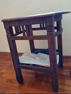 Vintage wood side table