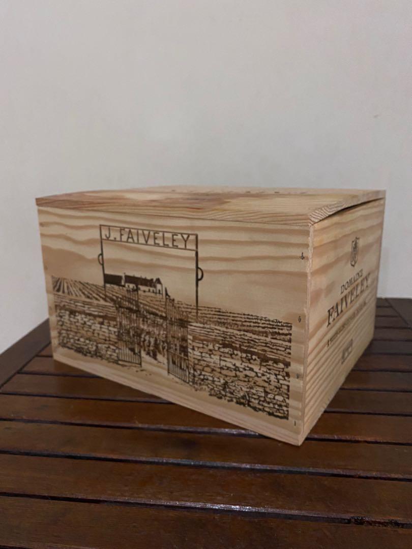 Wooden Wine Crates/ storage box, Furniture & Home Living, Home