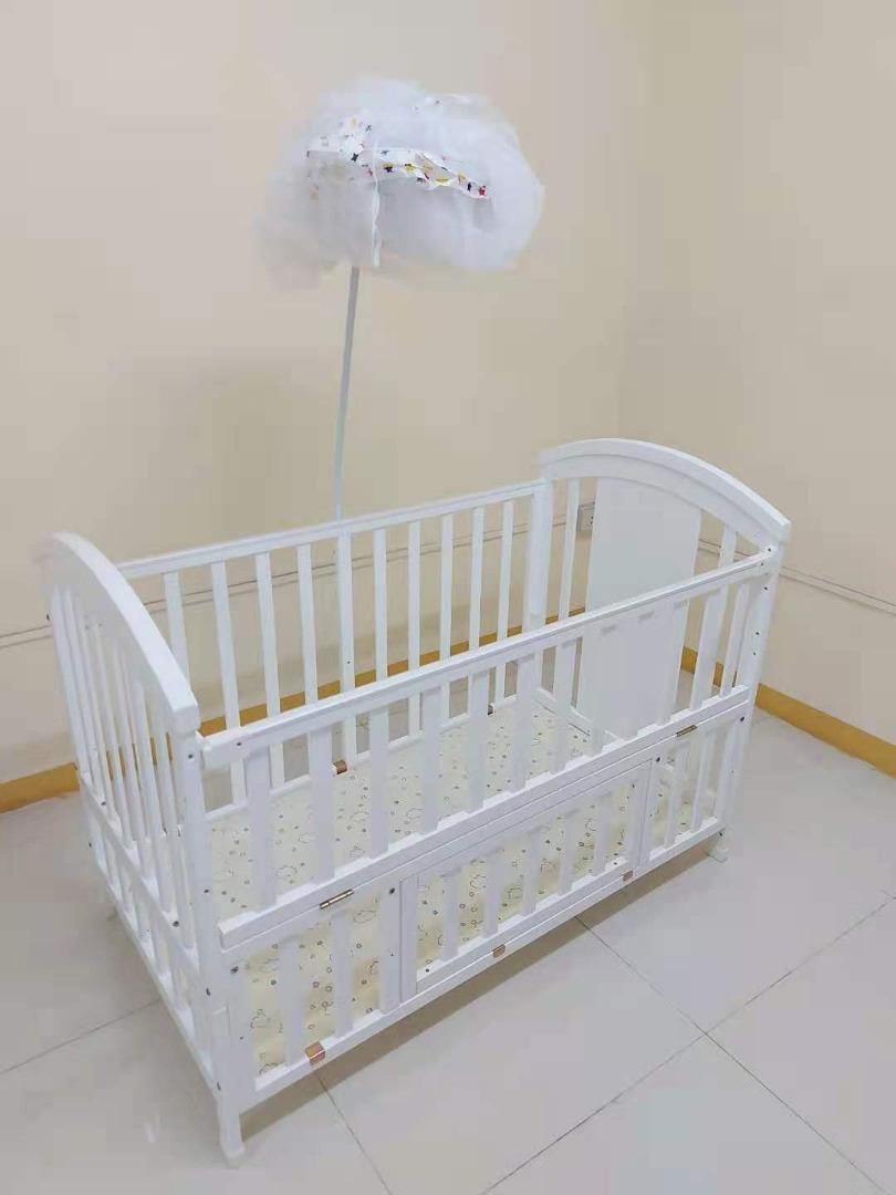 10in1 Multi Function Crib with FREE Bed Mattress and Mosquito Net