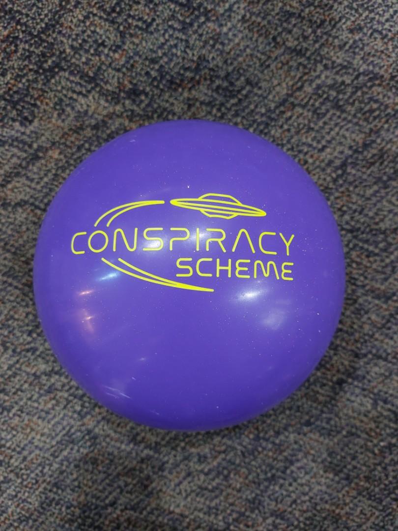 Purple 15lbs Radical Bowling Products Conspiracy Scheme Bowling Ball 