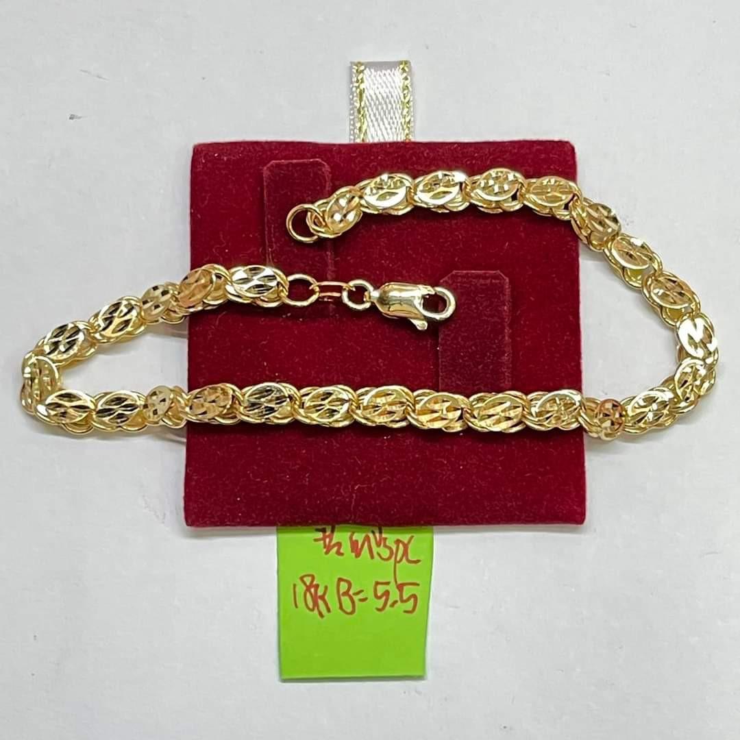 18K Saudi Gold Damascus bracelet Women s Fashion Jewelry Organizers Bracelets on Carousell