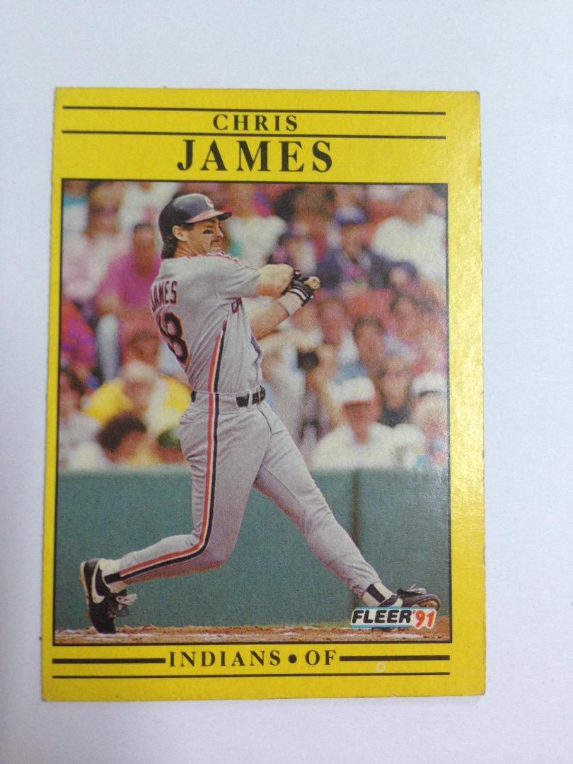 1991 Fleer Baseball Card #370 Chris James, Hobbies & Toys, Memorabilia &  Collectibles, Fan Merchandise on Carousell