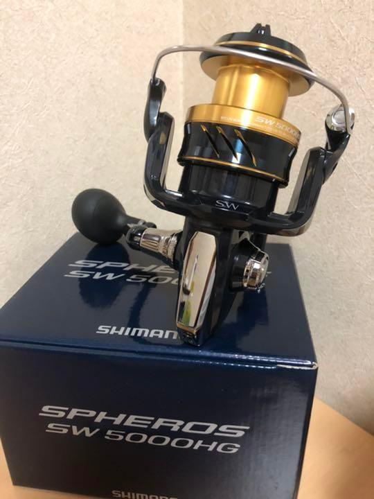 Shimano Spinning Reel 21 SPHEROS SW 5000HG Gear Ratio 5.7:1 Fishing Re