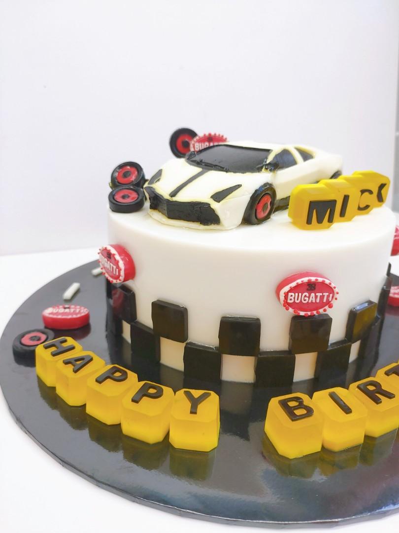 To BUGATTI Lover😍😍🚗 Free hand... - Snow flake cake creations | Facebook