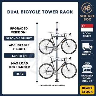  JAPUSOON Bike Stand Vertical Bike Rack,Upright Bicycle Floor  Stand,Free Standing Adjustable Bike Garage Rack for Indoor Mountain/Road  Bike Storage,Saving Space-No Damage Wall,Fits Most 20''-27'' Bike : Sports  & Outdoors