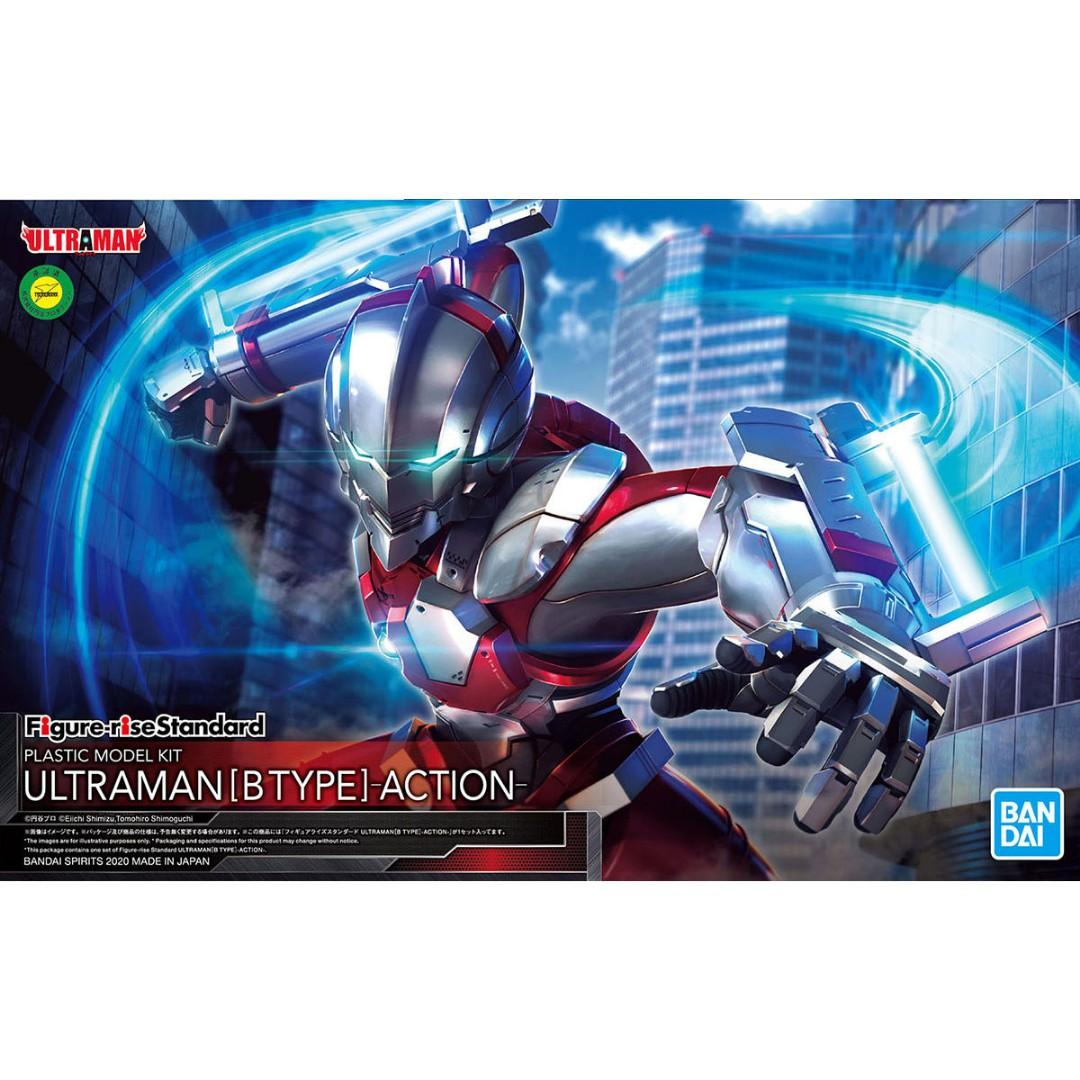 全新BANDAI Figure-rise Standard ULTRAMAN [B TYPE] -ACTION- 超人吉田機動版模型鹹蛋超人咸蛋超人機動 奧特曼FRS, 興趣及遊戲, 玩具& 遊戲類-