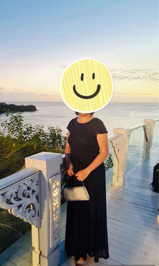 Ocean of elegance shop navy blue maxi dress