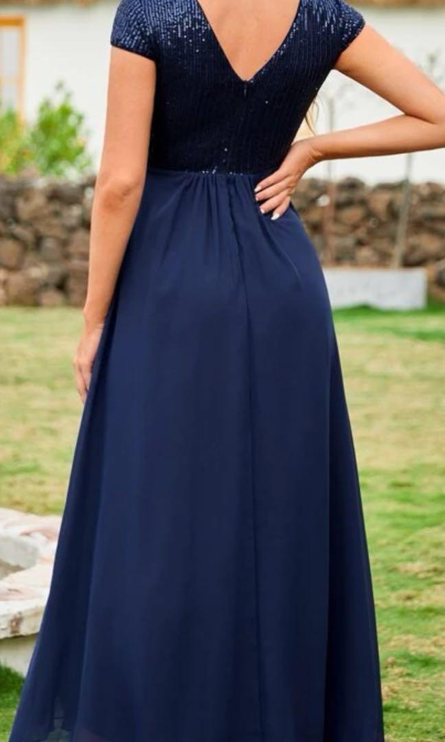 Elegant maxi top evening dresses