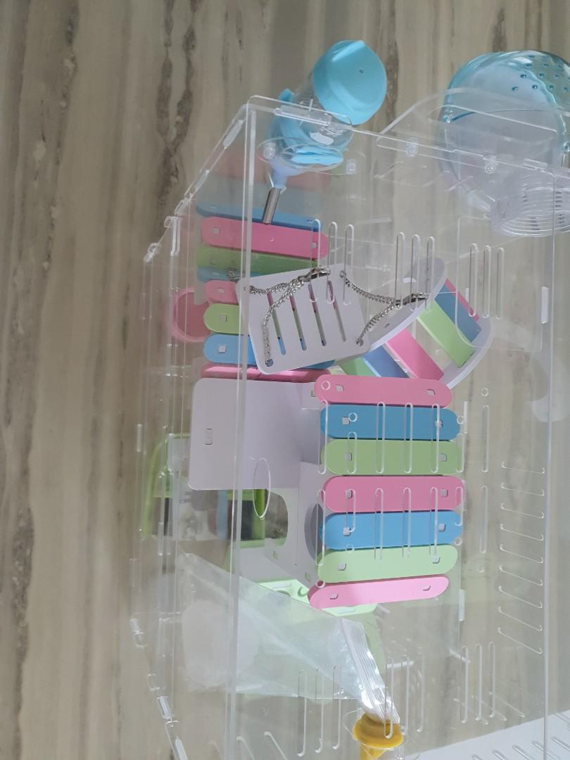 Acrylic Cage for Hamsters, Pet Supplies, Homes & Other Pet Accessories