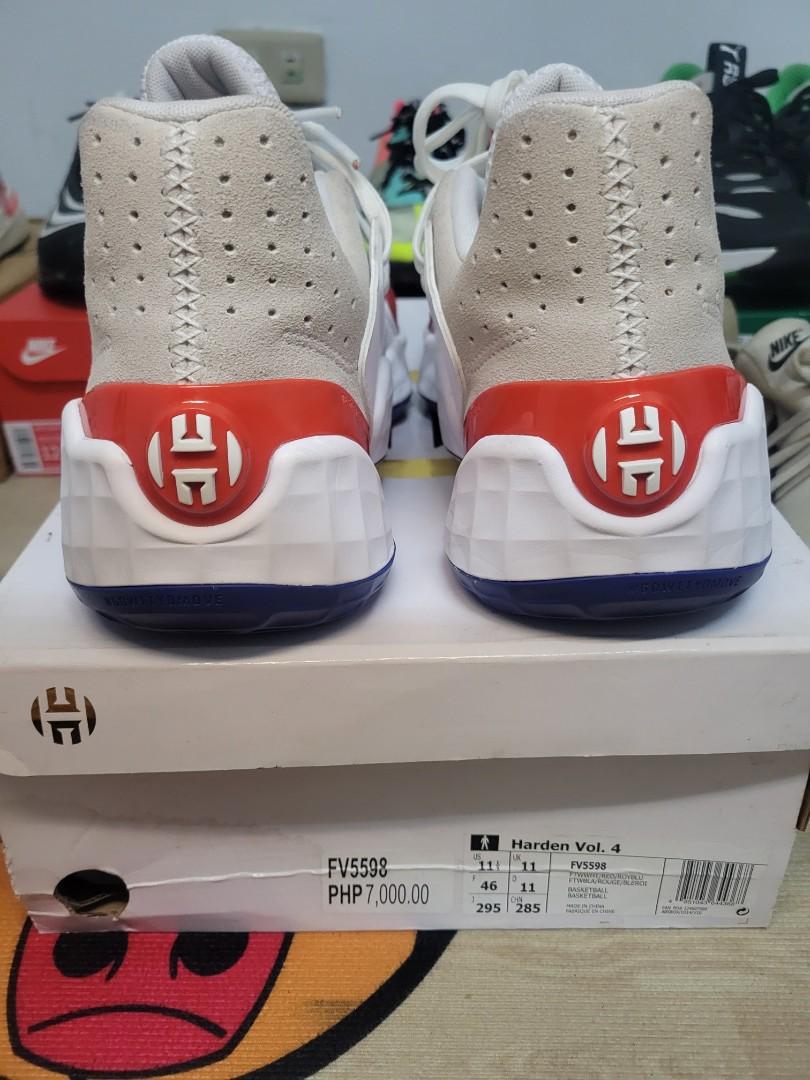 Adidas Harden Vol. 4 'Question' Cloud, Men's Fashion, Footwear, Sneakers on  Carousell
