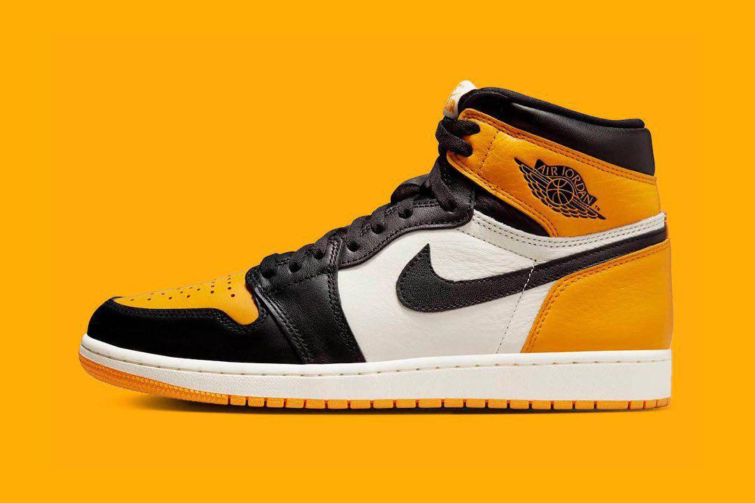 Air jordan 1 clearance high yellow toe