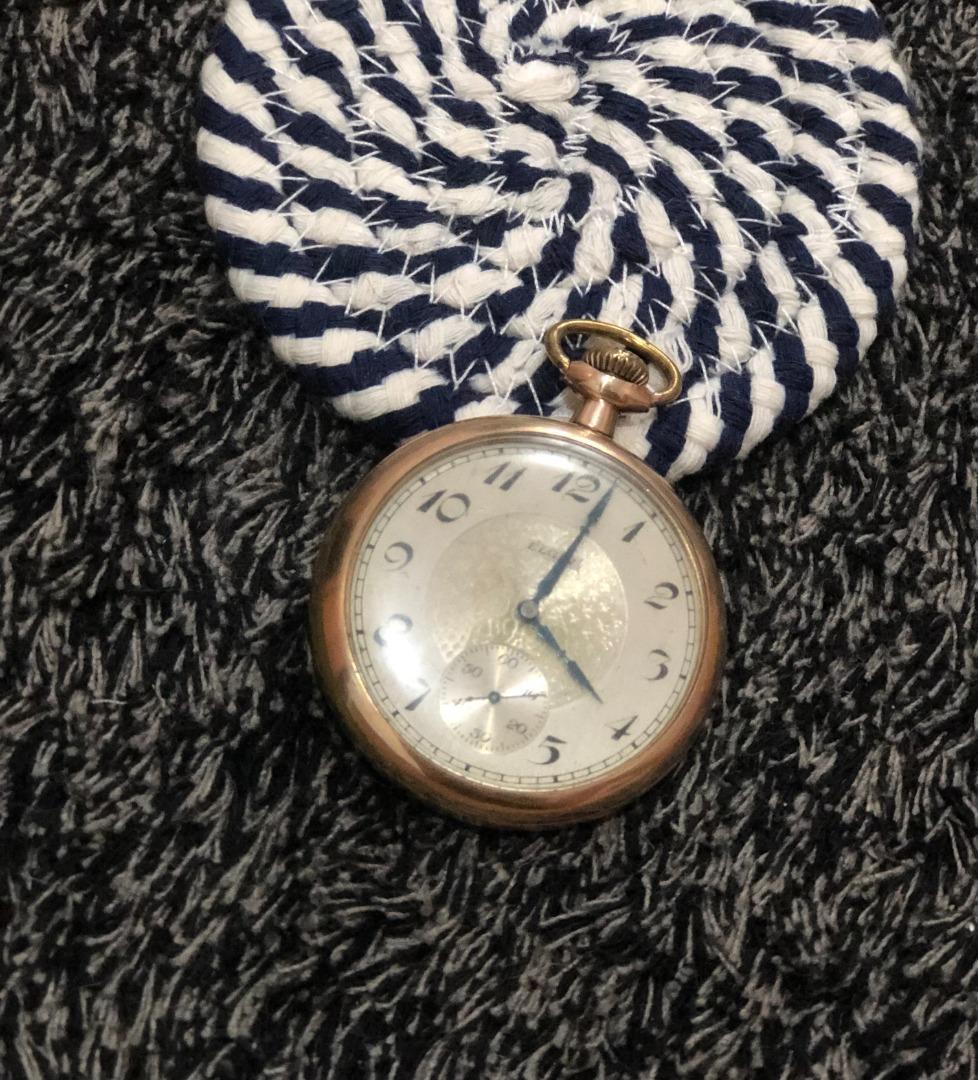 Antique 1920s Elgin Case Gold Filled 17 Jewels Pocket Watch Luxury Watches on Carousell