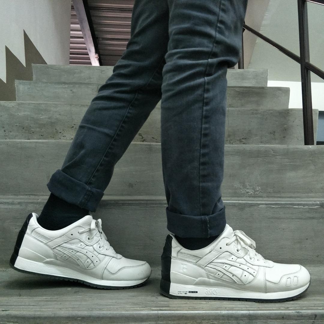 Asics x foss gallery gel lyte iii (white black) clearance