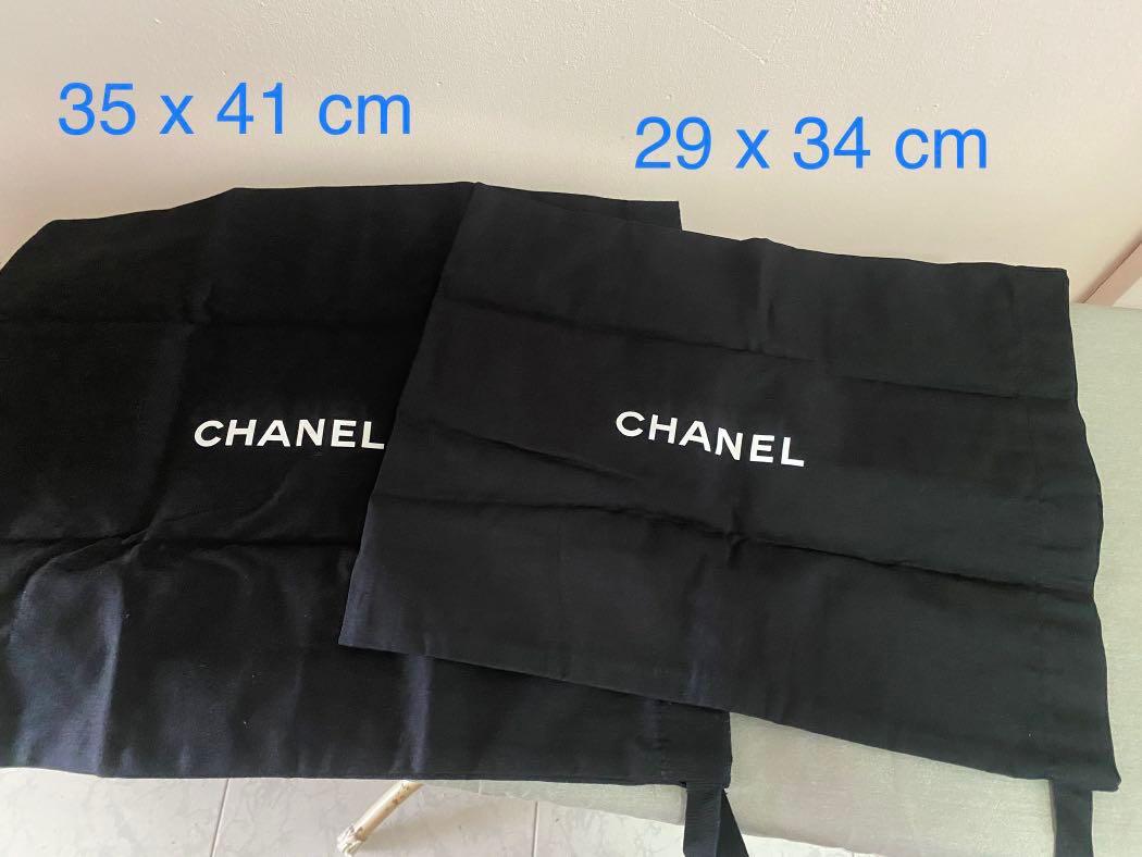Authentic Chanel black dustbag, Luxury, Bags & Wallets on Carousell