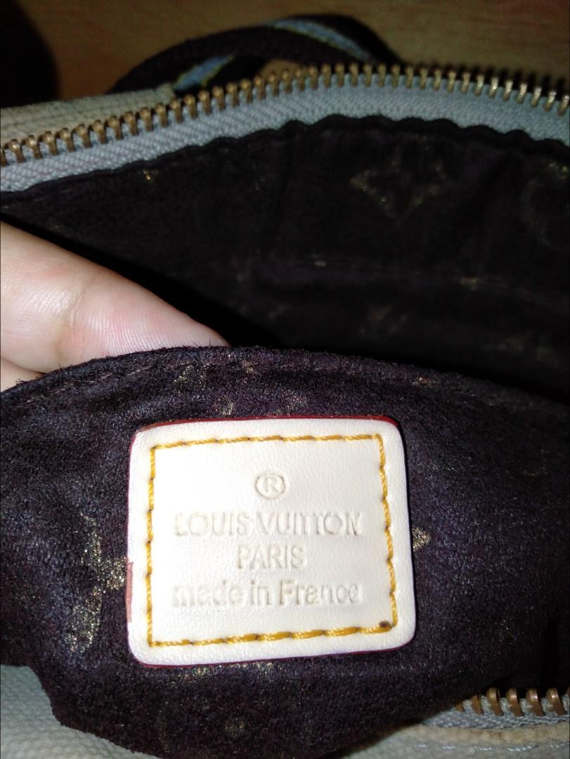 Shopping bag louboutin cloth handbag Louis Vuitton Multicolour in Cloth -  33006598