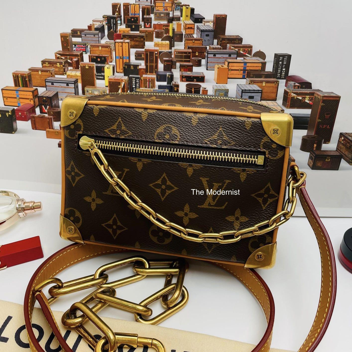 Authentic Louis Vuitton Mini Soft Trunk Legacy Brown Monogram, Luxury, Bags  & Wallets on Carousell