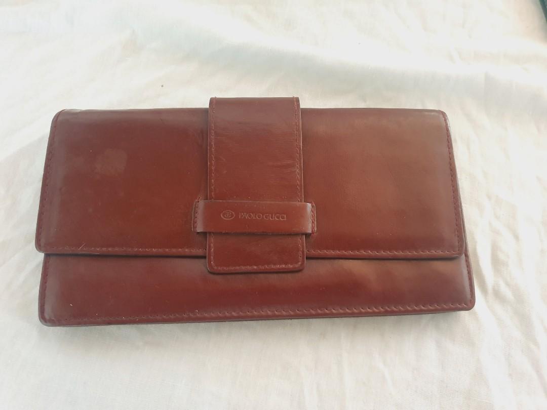 Vintage Paolo Gucci long wallet Luxury Bags Wallets on Carousell