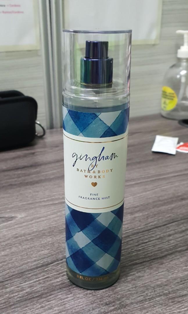 Bath & Body Works Gingham Blue, Beauty & Personal Care, Fragrance