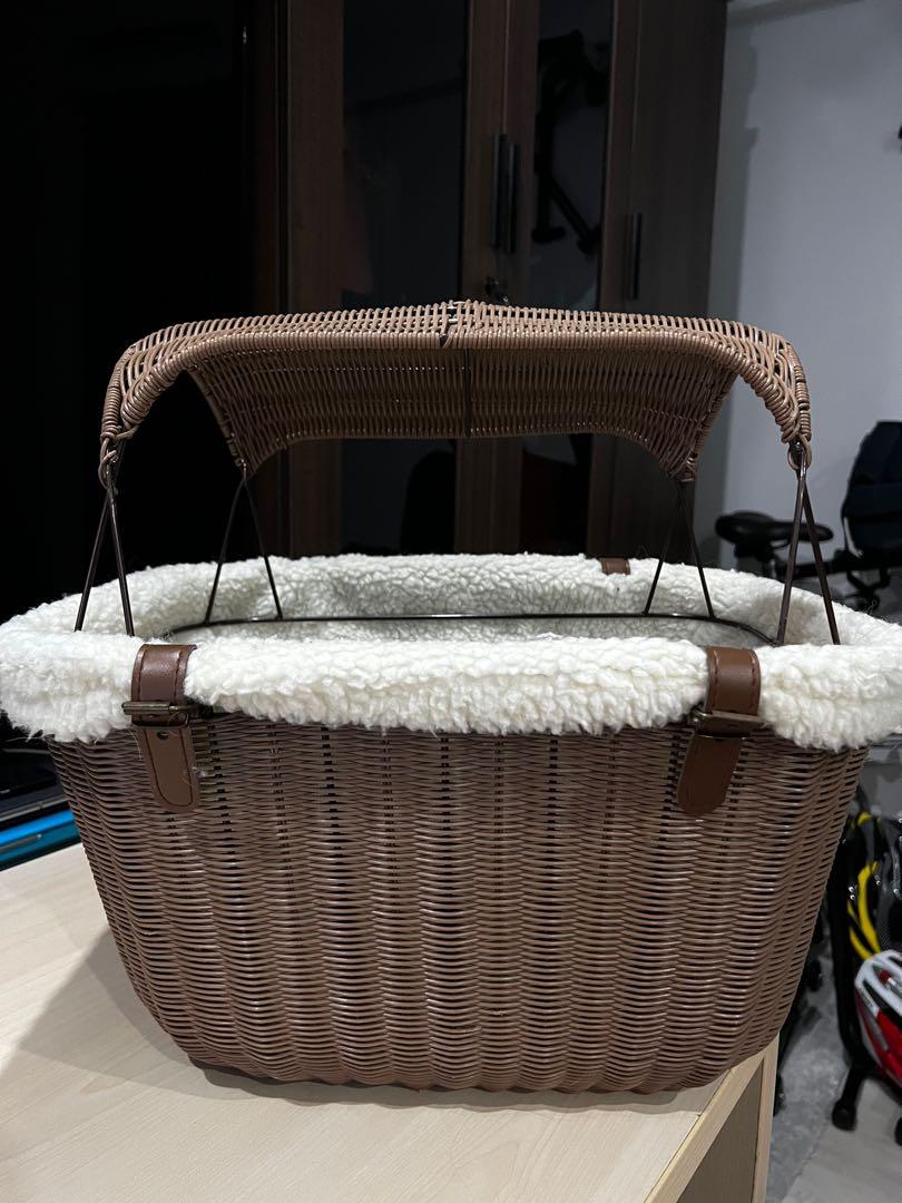 Solvit tagalong wicker pet bicycle on sale basket