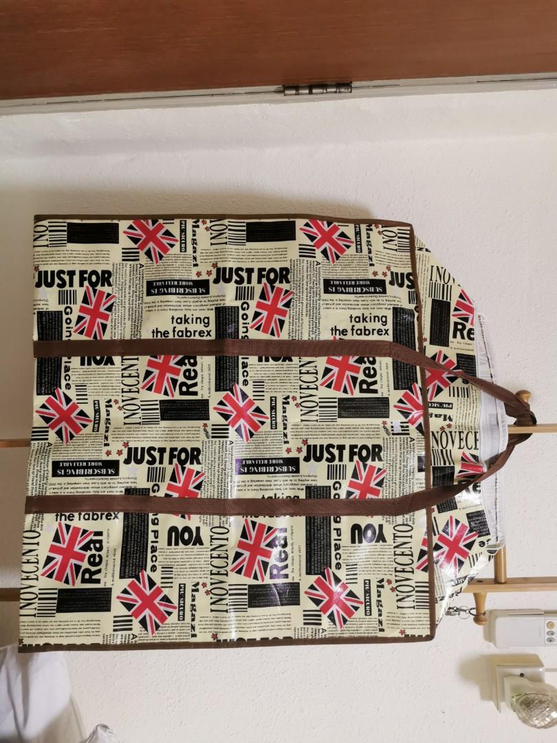 Big Plastic Bag for moving, Women's Fashion, Bags & Wallets, Shoulder