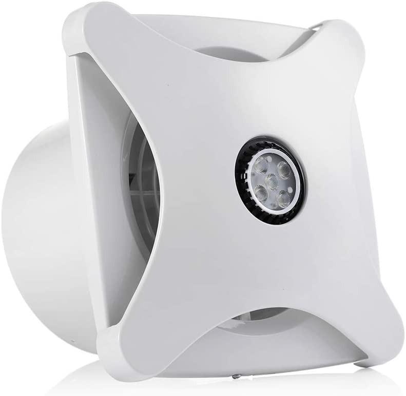 BN) 6 Ventilation Extractor Fans, HG POWER Wall or Ceiling Mounted Exhaust  Fan with Back Draught Shutter, LED Extractor Fan for Bathroom Bedroom  197m3/h (B-150mm), Furniture u0026 Home Living, Lighting u0026 Fans,