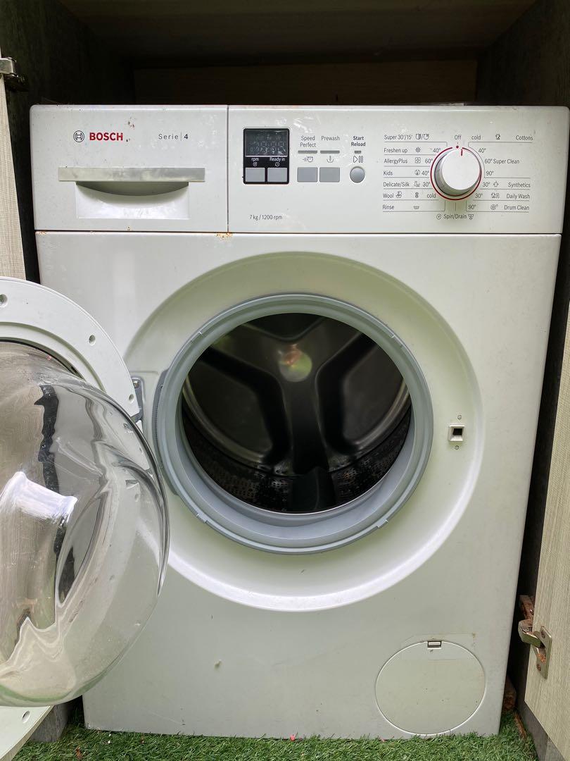 BOSCH Washing Machine, TV & Home Appliances, Washing Machines and