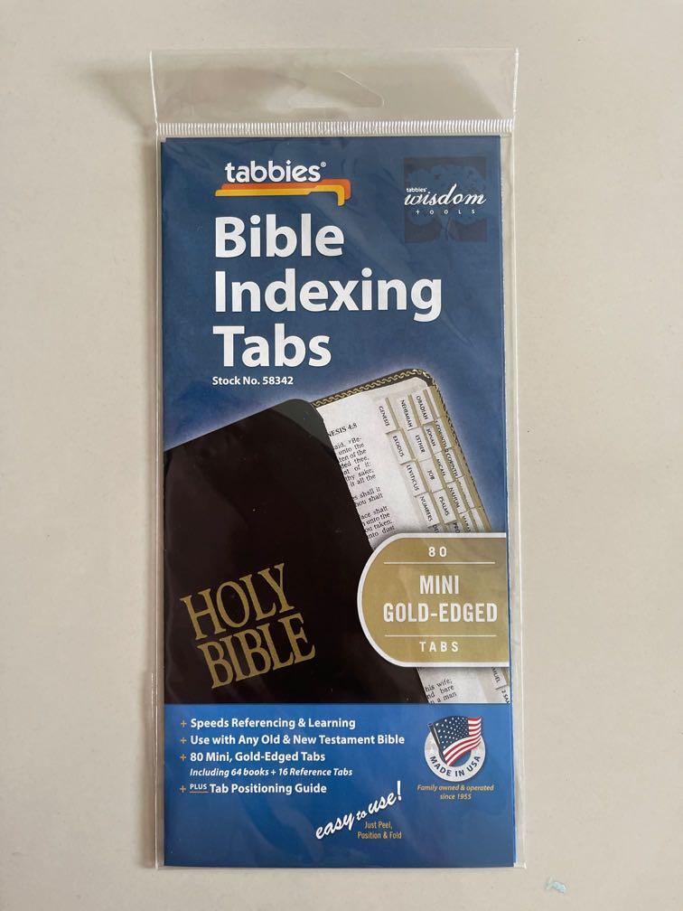 Brand new Bible indexing tabs, Everything Else on Carousell