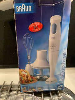 (免費）Braun Minipimer Multiquick 手動 打蛋 碎肉 攪蒜 蛋糕  攪拌機