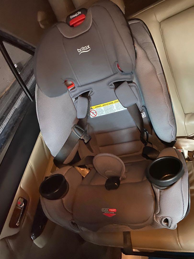 Britax One4life Allin1 Car Seat in Drift (Gray Color). Very premium
