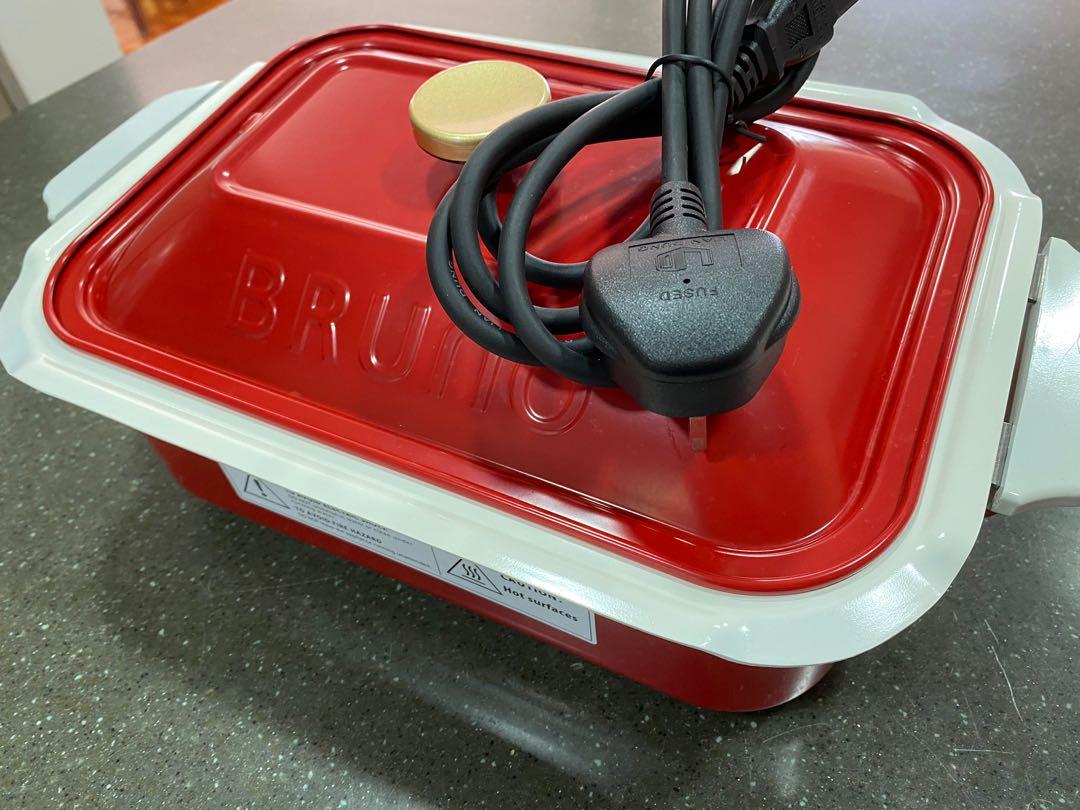 Bruno Compact Hot Plate + Takoyaki Plate + Ceramic Coated Pot, 家庭電器, 廚房