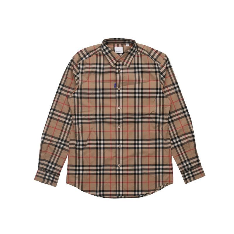 Burberry plaid sales long sleeve shirt
