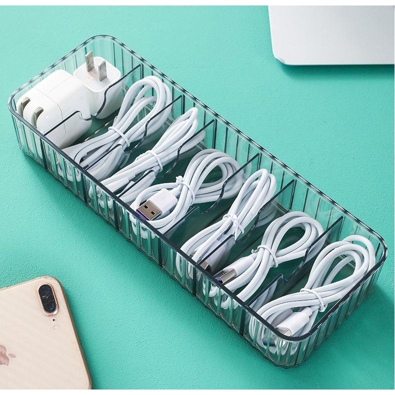 Cable Box Holder Organizer Wire Organizer Rack Boxes Divider Portable ...