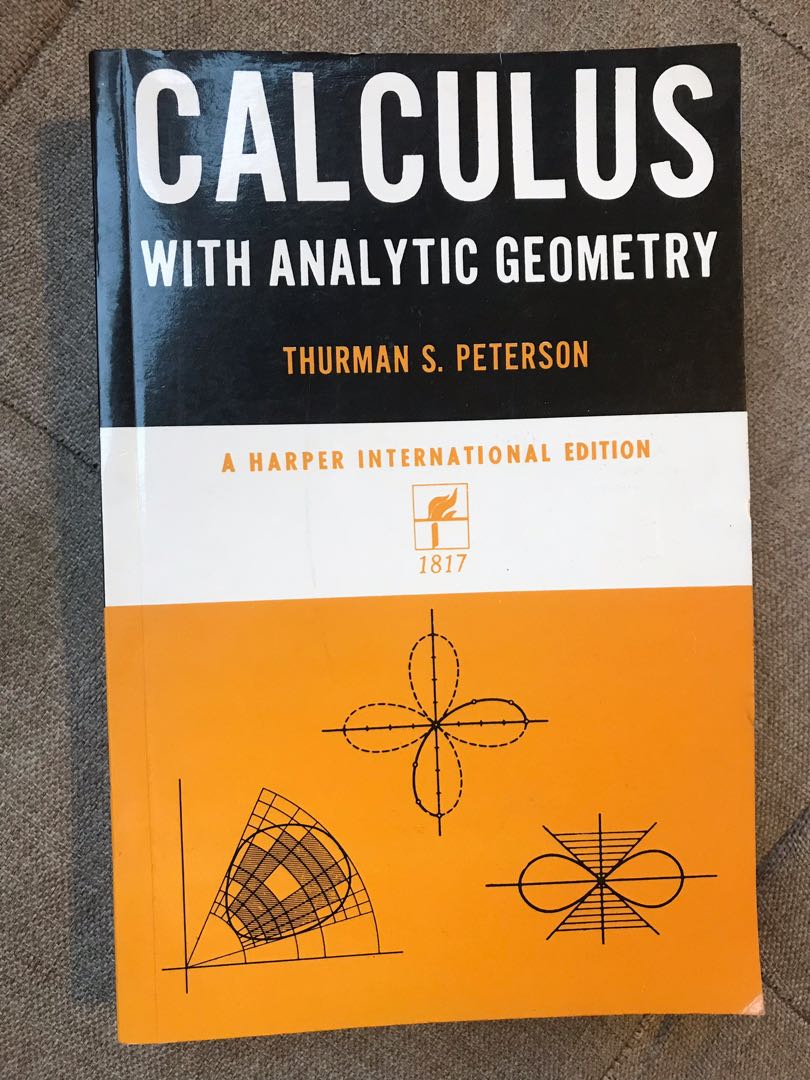 Calculus with analytic geometry thurman s peterson hobbies toys