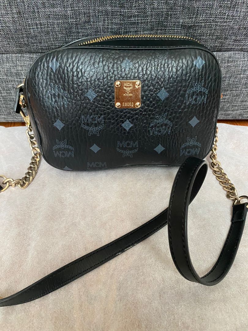 camera bag - MCM - preloved, Barang 