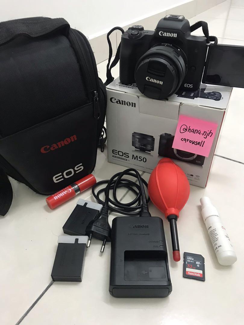 CANON Refurbished (Excellent) - Canon EOS M50 Mark II Mirrorless Camera  with EF-M 15-45mm IS STM Lens Kit, Bag, 32GB Card & Wrist Strap |  Scarborough Town Centre