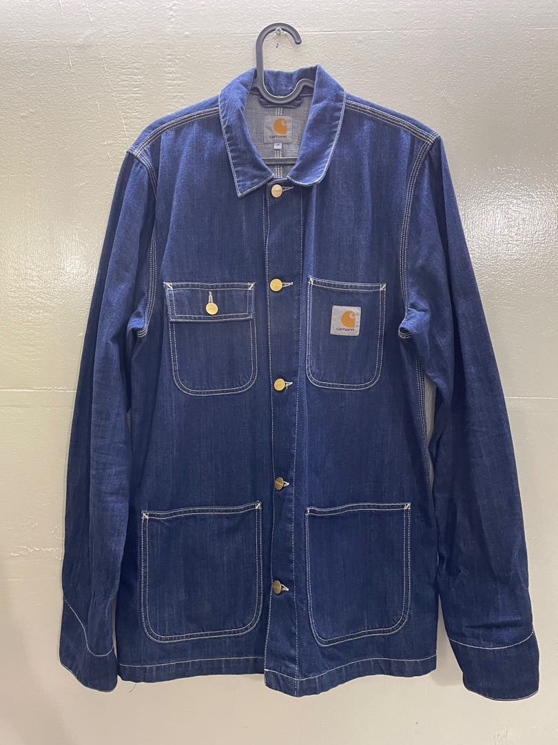 Carhartt michigan top denim chore coat